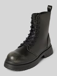 Boots aus Leder Modell 'PALERMO' von Guess Schwarz - 4