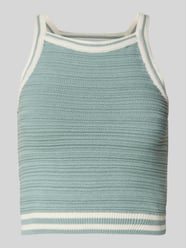 Crop Stricktop mit Rundhalsausschnitt von Review - 7