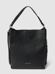 Torba tote ze skóry z nadrukiem z logo model ‘MOD BRINJA’ od Marc O'Polo Czarny - 41