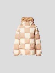Daunenjacke mit Gitterkaro von Stand Studio Weiß - 18