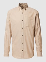 Regular Fit Freizeithemd mit Button-Down-Kragen Modell 'CLASSIC' von Jack & Jones Beige - 33