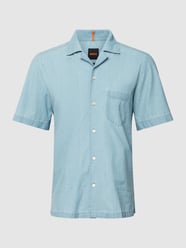 Regular Fit Jeanshemd mit Kentkragen Modell 'Rayer' von BOSS Orange Blau / Türkis - 10