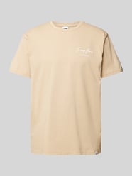 T-Shirt mit Label-Print von Tommy Jeans Beige - 36