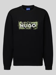 Bluza o kroju relaxed fit z czystej bawełny model 'Niviocrew' od HUGO Blue - 1