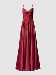 Abendkleid mit Wasserfallausschnitt von Luxuar Rot - 45