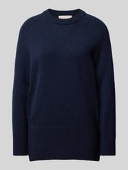 Gebreide pullover met ronde hals, model 'HERRINGBONE' van Gant - 15