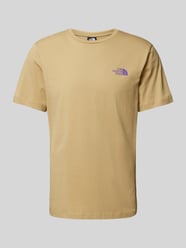 T-shirt z nadrukiem z logo od The North Face Zielony - 24