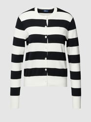 Cardigan mit Blockstreifen von Polo Ralph Lauren Schwarz - 7