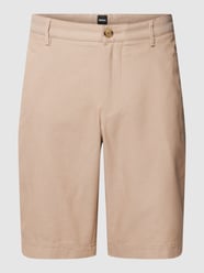 Chino-Shorts mit französischen Eingrifftaschen Modell 'Slice' von BOSS Beige - 7