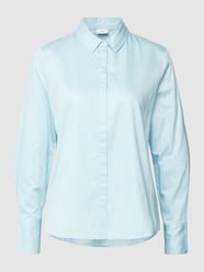 Overhemdblouse met knoopsluiting van s.Oliver BLACK LABEL Blauw / turquoise - 12
