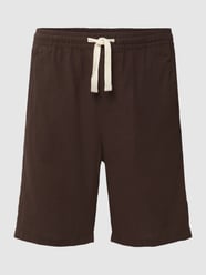 Leinenhose mit Tunnelzug von REVIEW Braun - 20