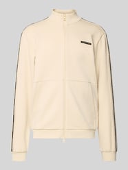 Sweatjacke mit Stehkragen und Zweiwege-Reißverschluss von EA7 Emporio Armani Beige - 2