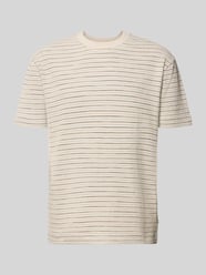 Relaxed Fit T-Shirt aus reiner Baumwolle von Marc O'Polo Beige - 3