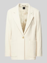 Blazer mit Reverskragen Modell 'Janka' von BOSS Beige - 7