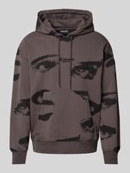 Hoodie mit Känguru-Tasche Modell 'SURVEILLANCE' von The Hundreds Grau - 46