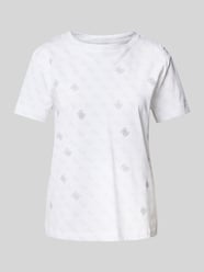 T-Shirt mit geripptem Rundhalsausschnitt Modell 'CHRYSANTA' von Guess Activewear - 4