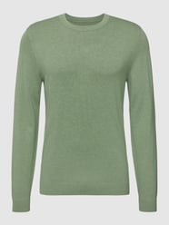 Pullover mit geripptem Rundhalsausschnitt von MCNEAL Mint - 17