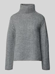 Gebreide pullover met opstaande kraag, model 'VARISA' van Drykorn - 42