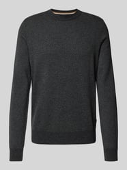 Gebreide pullover met ribboorden, model 'Eltoro' van BOSS - 45