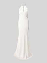 Abendkleid mit Ziersteinbesatz und Schlüsselloch-Ausschnitt von Mascara - 6
