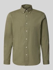 Heren shirt met lange mouwen met capuchon van katoen en