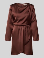 Knielanges Cocktailkleid mit Rundhalsausschnitt von Rinascimento - 23