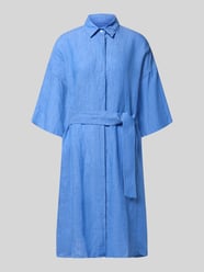 Leinenkleid aus reinen Leinen Modell 'Derby' von 0039 Italy - 11