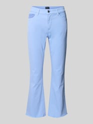 Jeansy krój slim fit z frędzlami od Raffaello Rossi - 32