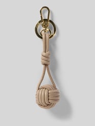 Sleutelhanger met reliëflogo van Abro Beige - 46