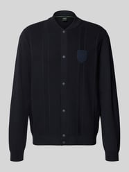 Regular Fit Strickjacke aus Viskose-Mix Modell 'KN_BB BC LUX FZ' von BOSS Green - 46
