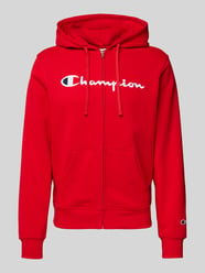 Sweatjacke mit Label-Stitching von CHAMPION Rot - 27