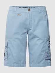 Cargoshorts mit Label-Patch Modell 'Aero' von Aeronautica Militare Grau - 21