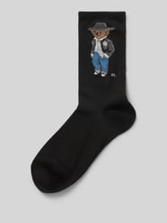 Socken aus Baumwoll-Mix mit Bären-Motivprint von Polo Ralph Lauren - 8