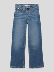 Jeans mit Label-Patch von Calvin Klein Jeans Blau - 3