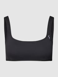 Bikinitop met logostitching van Polo Ralph Lauren Grijs / zwart - 44