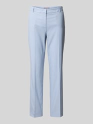 Regular Fit Stoffhose aus Baumwoll-Mix mit Leinen-Anteil von Christian Berg Woman Selection - 18