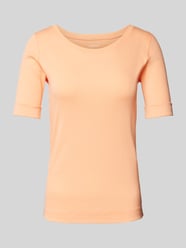T-Shirt mit Rundhalsausschnitt von Marc Cain Orange - 11