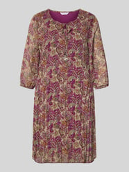 Knielanges Kleid mit Schlüssellochausschnitt von ZABAIONE - 9