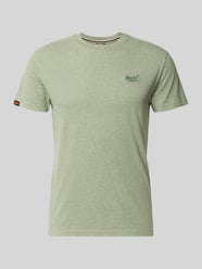 T-shirt w kroju regular fit z haftowanym logo od Superdry - 19