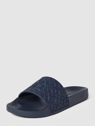 Slides mit Label-Details Modell 'POOL' von Tommy Hilfiger Blau - 25