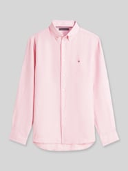 Regular Fit Freizeithemd aus reinem Leinen von Tommy Hilfiger Pink - 41