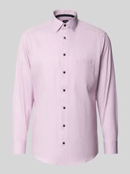 Regular Fit Business-Hemd mit Kentkragen von OLYMP Pink - 30