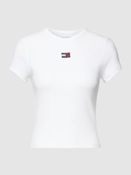 T-shirt met labelpatch van Tommy Jeans Wit - 23