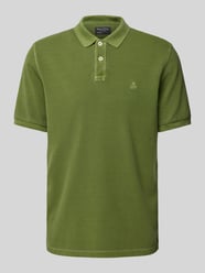 Regular Fit Poloshirt aus reiner Baumwolle mit Logo-Stitching von Marc O'Polo - 41