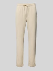 Relaxed fit joggingbroek met structuurmotief, model 'NEWKODYL' van Only & Sons Beige - 20