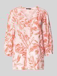 Blusenshirt mit V-Ausschnitt von comma - 15