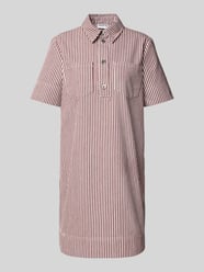 Knielanges Hemdblusenkleid mit Brusttaschen von Jake*s Casual - 44