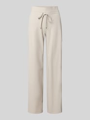 Jogpants o prostych nogawkach z hightech jersey model 'CANDICE' od Raffaello Rossi - 6
