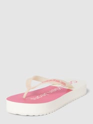 Zehentrenner mit Label-Details von Calvin Klein Jeans Pink - 8