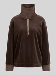 Sweatshirt mit Stehkragen-Zugband SPORTS E von Marc Cain - 11